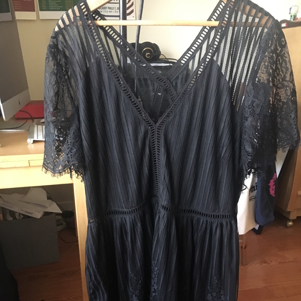 Lacy retro style dress